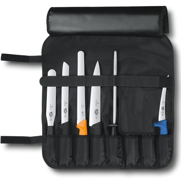 Husa rulou pentru cutite Victorinox, rulabila, negru