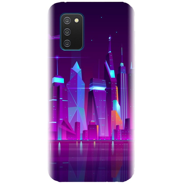 Husa din silicon compatibila cu Samsung Galaxy A03S EU - model Town