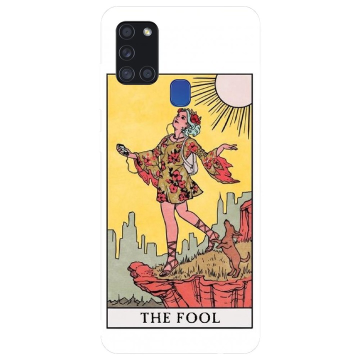 Samsung Galaxy A21s - Tarot The Fool Classic modellel kompatibilis szilikon tok