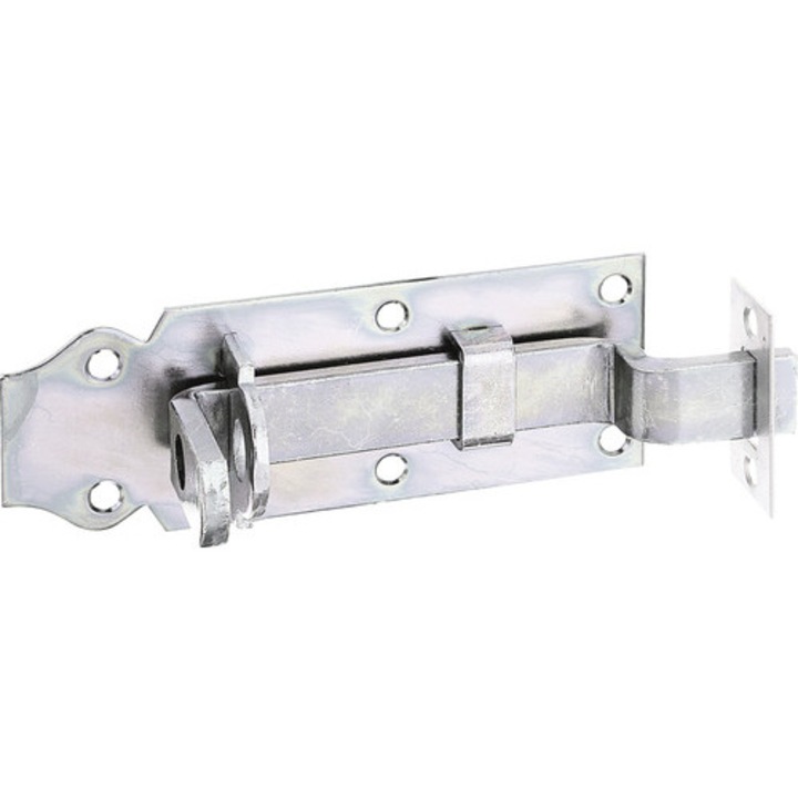 Zavor Metalic Pentru Fereastra Alberts 120x44 Mm, Blocare Cu Lacat, Otel Zincat Galben