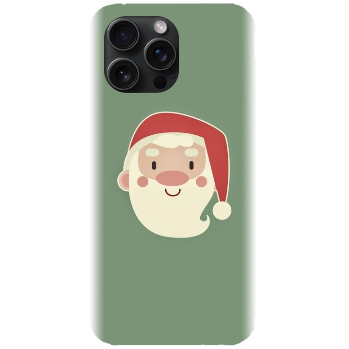 Силиконов капак, съвместим с Apple iPhone 15 Pro Max - модел Cute Santa Claus