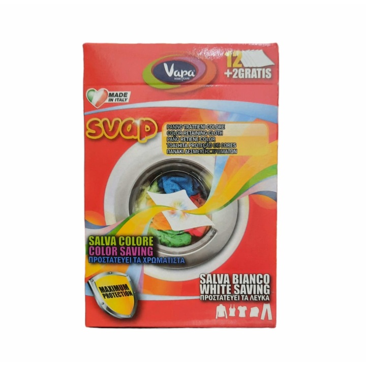 Servetele captatoare de culoare Vapa, 14 Spalari