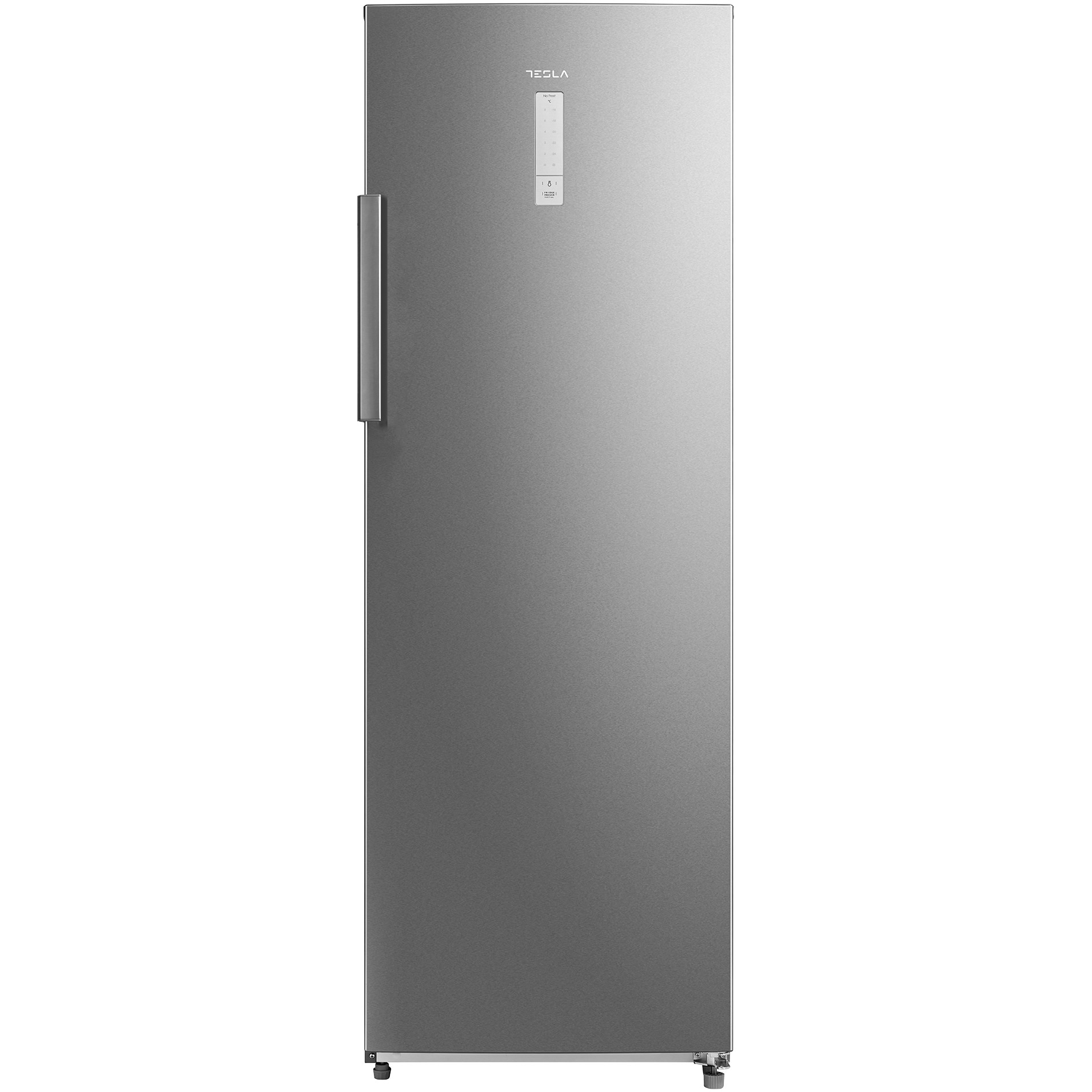 Congelator Tesla RU2400FMXE, 238 l, 7 sertare, Total No Frost, Clasa E, Functie frigider, Display, H 172 cm, Inox