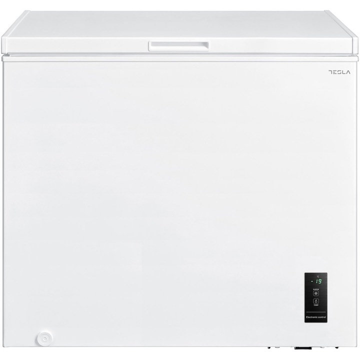 Lada frigorifica Tesla RH2000ME, 198 l, Clasa E, Functie frigider, Control electronic, Display LED, H 85 cm, Alb