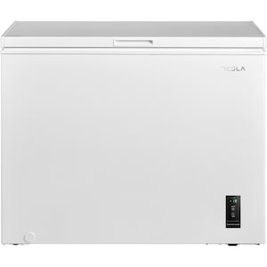 Lada frigorifica Tesla RH2950ME, 290 l, Clasa E, Functie frigider, Control electronic, Display LED, H 85 cm, Alb