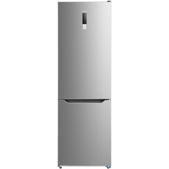 Хладилник с фризер Tesla RC3100FMXE, 310 л, Клас Е, Total No Frost, LED дисплей, H 188 см, Stainless steel