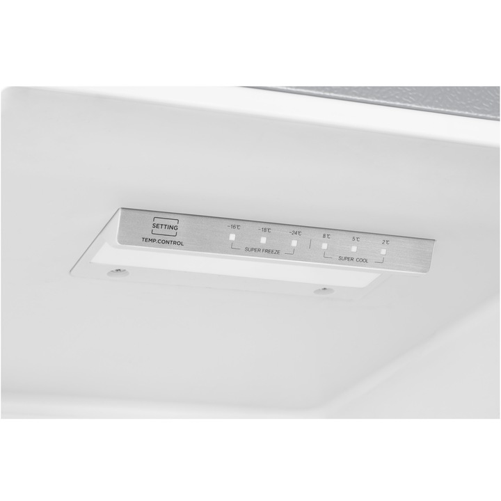 Side by side Tesla RB4600FMXE, 460 l, Clasa E, Total No Frost, Motor Inverter, Display LED, H 177 cm, Inox