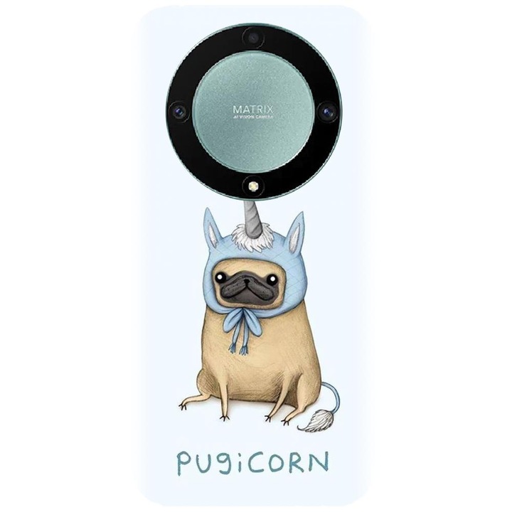 Силиконов калъф, съвместим с Huawei Honor Magic 5 Lite 5g - модел Pugicorn