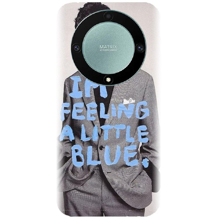 Силиконов кейс съвместим с Honor X40 5g - модел Collage Feelin Blue