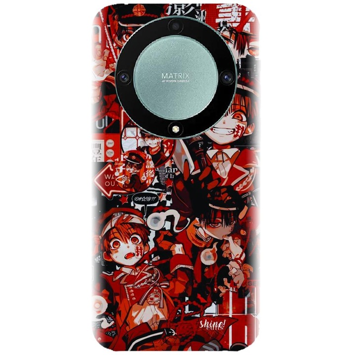 Силиконов калъф, съвместим с Huawei Honor Magic 5 Lite 5g - модел Anime Red