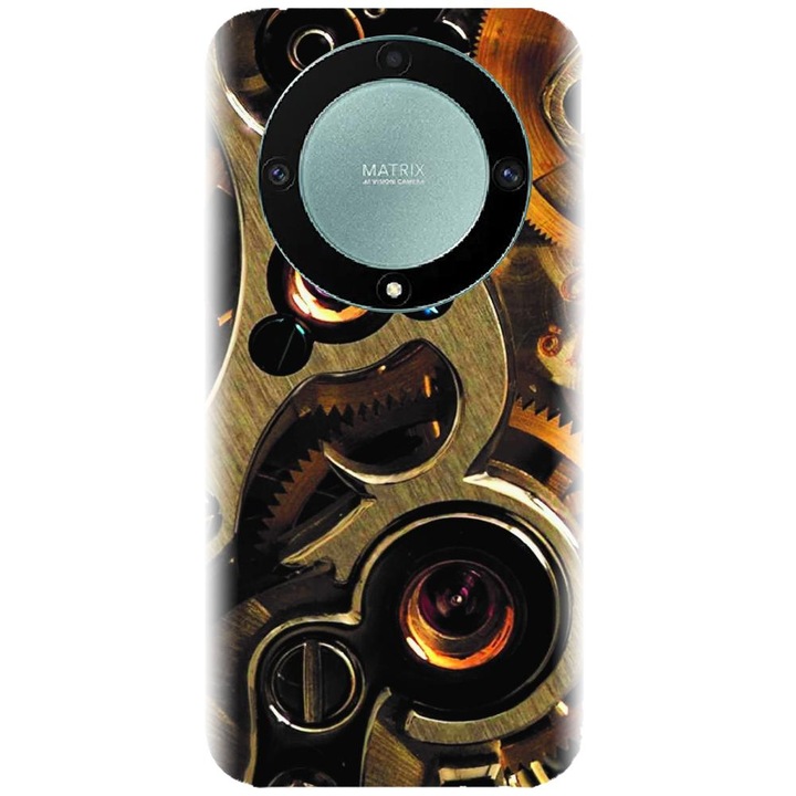 Силиконов калъф, съвместим с Huawei Honor Magic 5 Lite 5g - модел с часовников механизъм