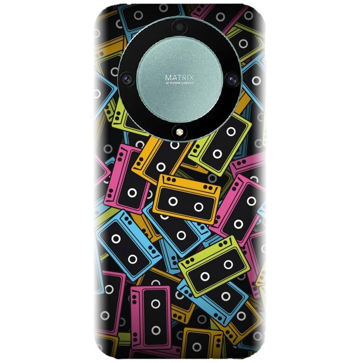 Силиконов капак, съвместим с Huawei Honor Magic 5 Lite 5g - модел Audio Cassette