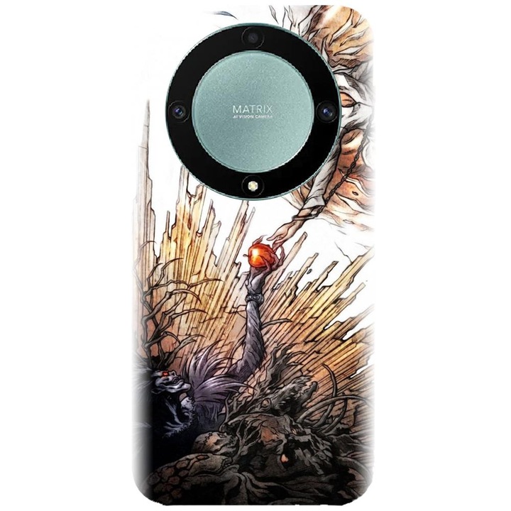 Силиконов калъф, съвместим с модела Honor X9A - Death Note