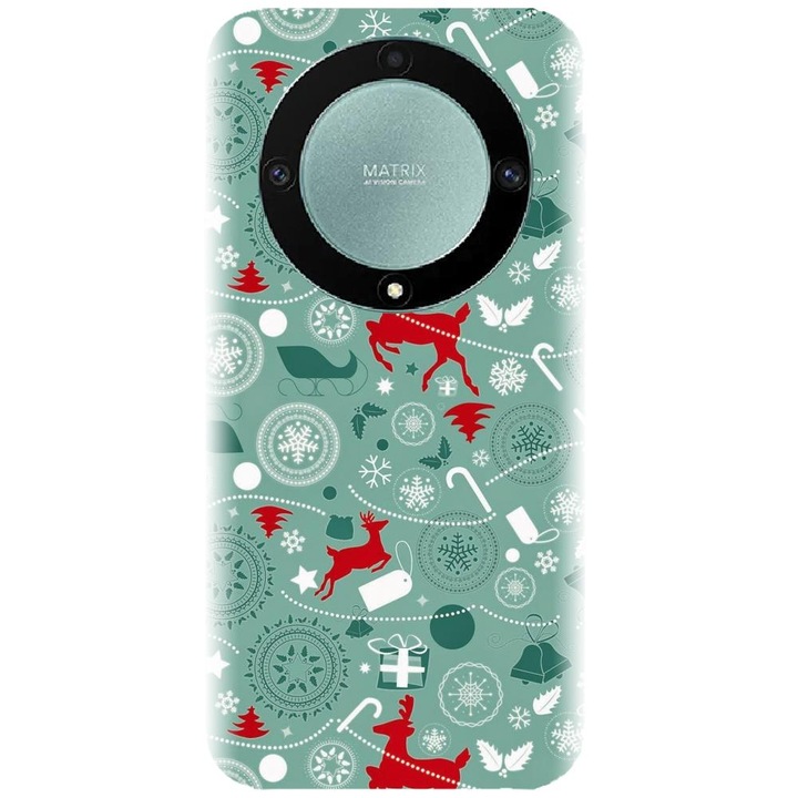 Силиконов кейс съвместим с Honor X40 5g - Winter Holidays модел 1