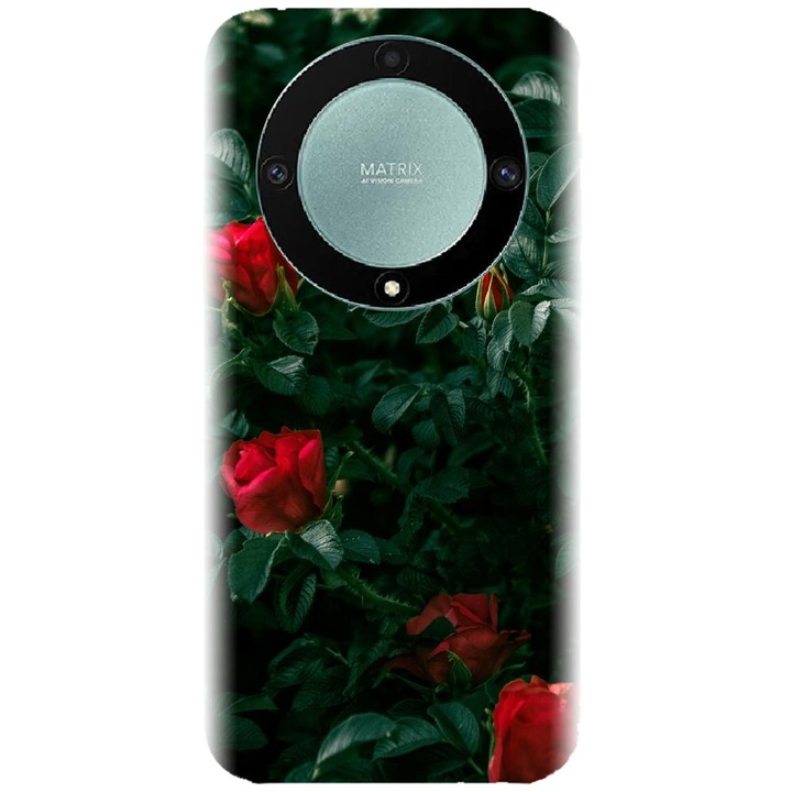 Силиконов капак, съвместим с Huawei Honor Magic 5 Lite 5g - модел Red Roses