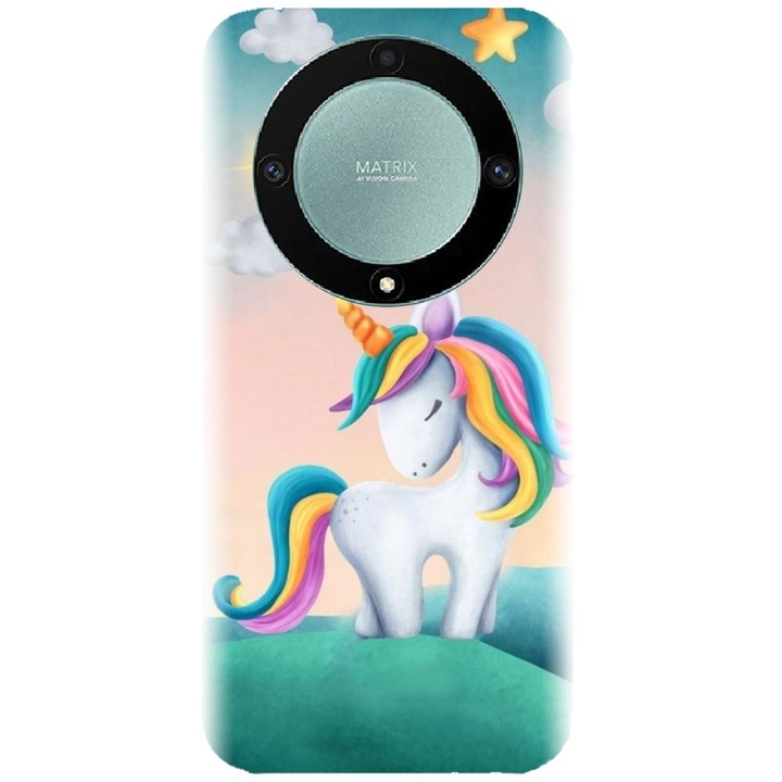 Силиконов кейс съвместим с Huawei Honor Magic 5 Lite 5g - модел Magic Unicorn