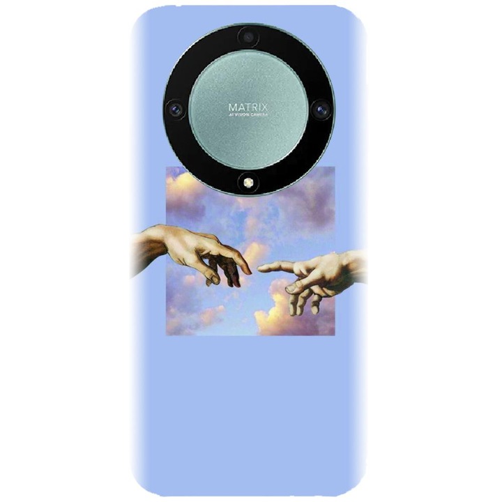 Силиконов калъф, съвместим с Huawei Honor Magic 5 Lite 5g - модел The Touch Of God