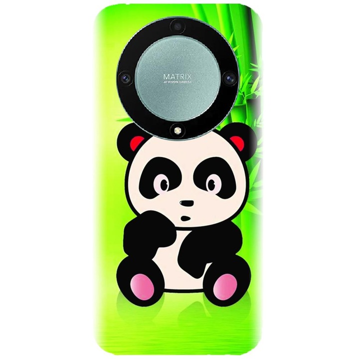Силиконов кейс съвместим с Huawei Honor Magic 5 Lite 5g - модел X Cute Panda