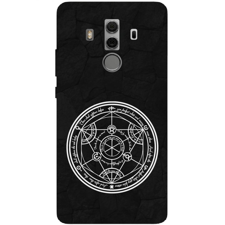 Husa din silicon compatibila cu Huawei Mate 10 Pro - model Anime Transmutation Circle