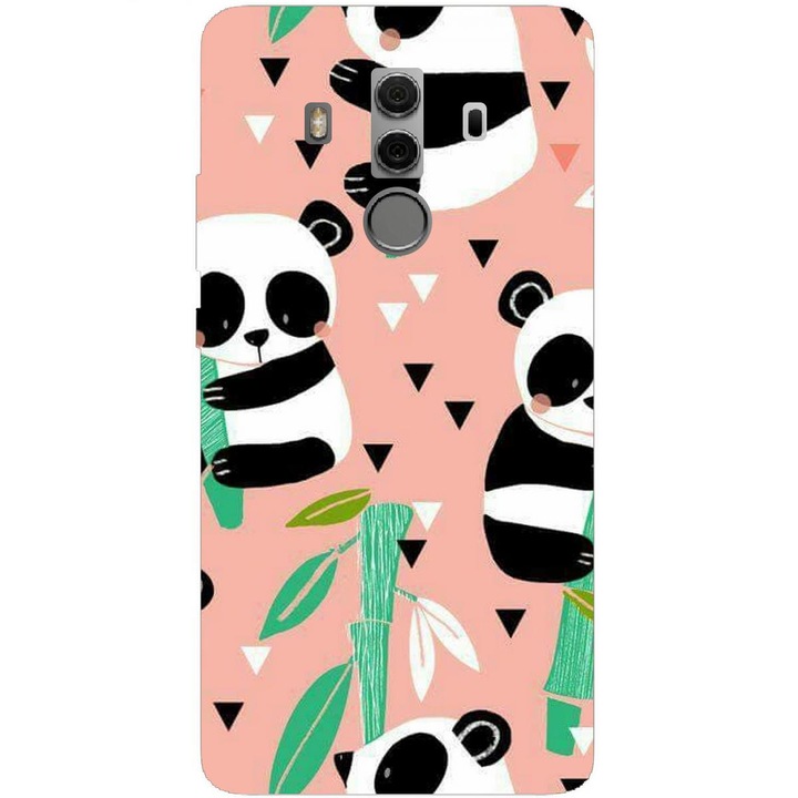 Силиконов кейс съвместим с Huawei Mate 10 Pro - модел Baby panda 001