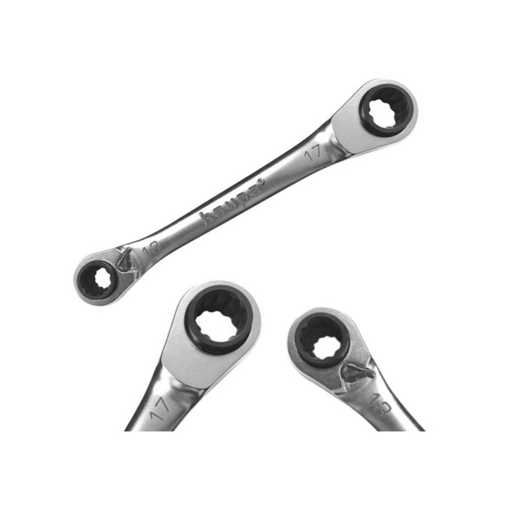 Set chei cu clichet 4 in 1 Haupa, 10x13mm si 17x19mm