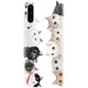 Husa din silicon compatibila cu Huawei P30 - model Cat Party