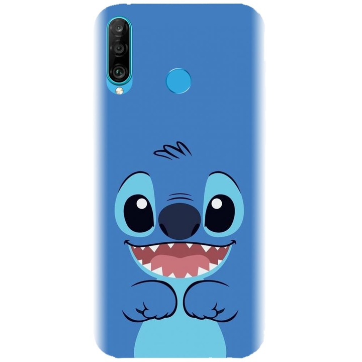 Husa din silicon compatibila cu Huawei P30 Lite - model Stitch