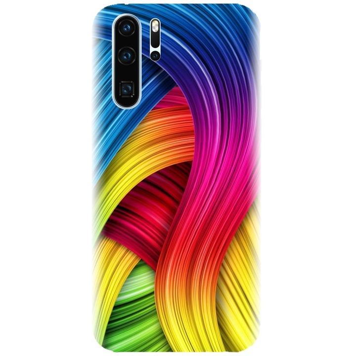 Силиконов калъф, съвместим с Huawei P30 Pro - Цветен модел