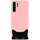 Husa din silicon compatibila cu Huawei P30 Pro - model Black Cat