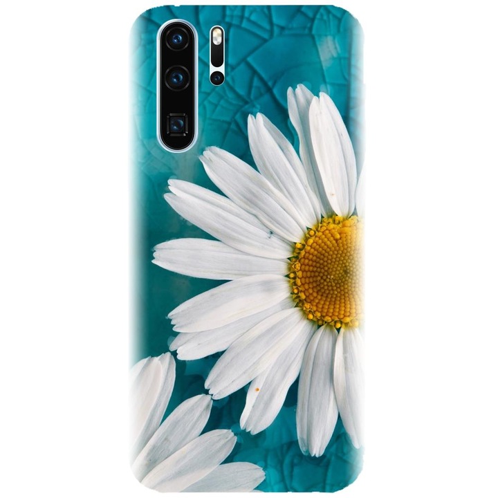 Силиконов калъф, съвместим с модел Huawei P30 Pro - Flower Power