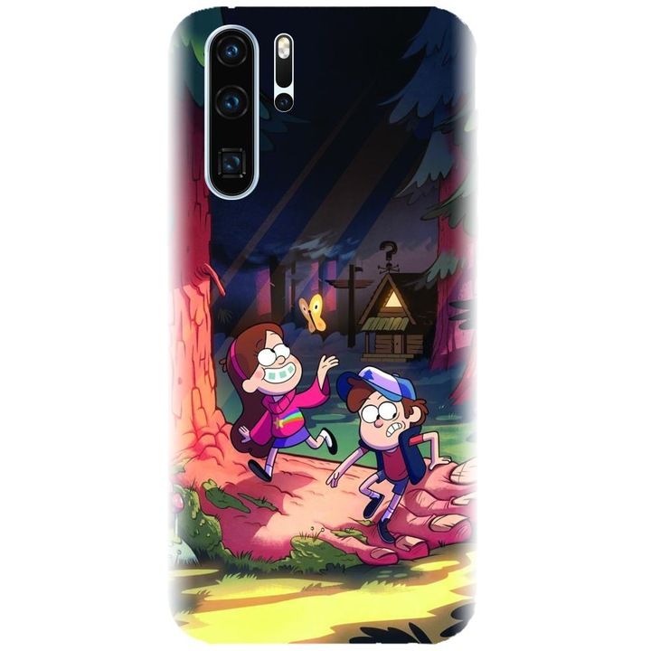 Силиконов калъф, съвместим с модел Huawei P30 Pro - Gravity Falls