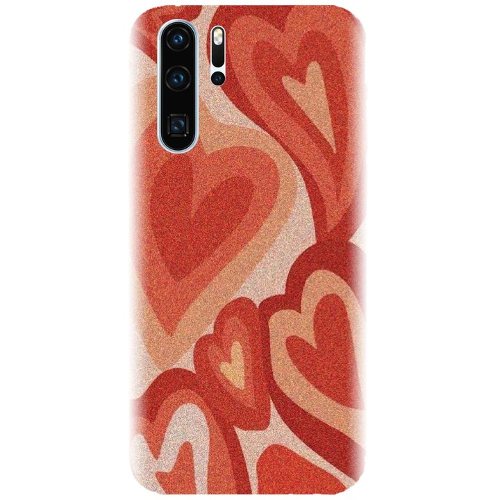 Силиконов калъф, съвместим с Huawei P30 Pro - модел Hearts