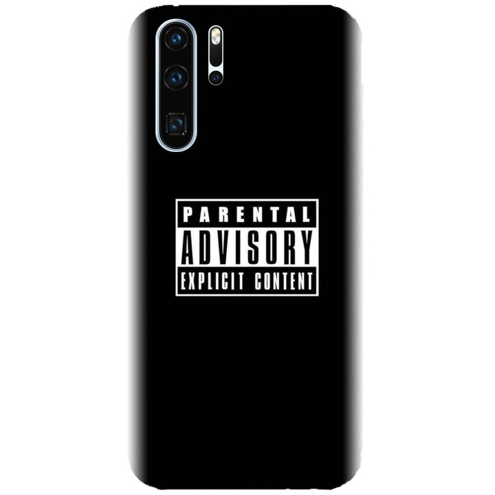 Силиконов калъф, съвместим с модел Huawei P30 Pro - Parental Advisory