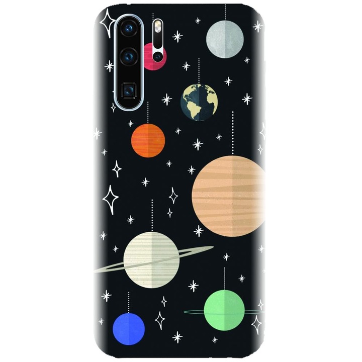 Силиконов калъф, съвместим с Huawei P30 Pro - модел Planete