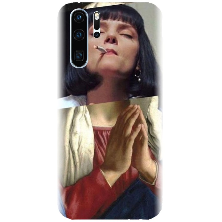 Силиконов калъф, съвместим с модел Huawei P30 Pro - Pulp Fiction