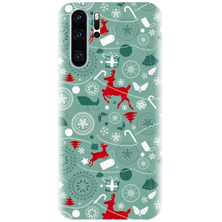 A Huawei P30 Pro telefonnal kompatibilis szilikon borítás – Winter Holidays 1. modell