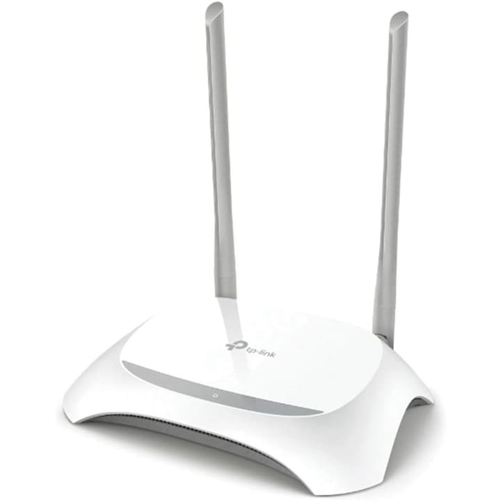 Router wirelessTp-Link 841N,2 antene,300 Mbps, Dual Band 2.4G, protocol 802.11n MU-MIMO, alb