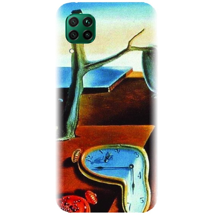 Силиконов калъф, съвместим с модел Huawei P40 Lite - The Persistence Of Memory