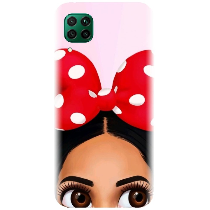 Силиконов кейс, съвместим с модел Huawei P40 Lite - Anime Art Girl