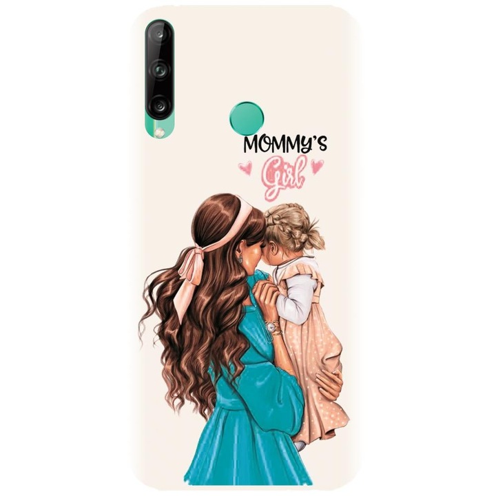 Силиконов калъф съвместим с Huawei P40 Lite E - Супер модел майка и дъщеря