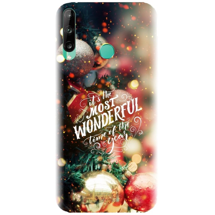 Husa din silicon compatibila cu Huawei P40 Lite E - model Wonderful Time