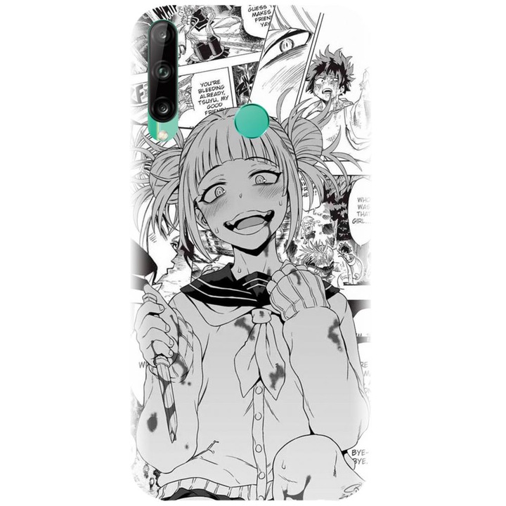 Husa din silicon compatibila cu Huawei P40 Lite E - model Anime Himiko Toga