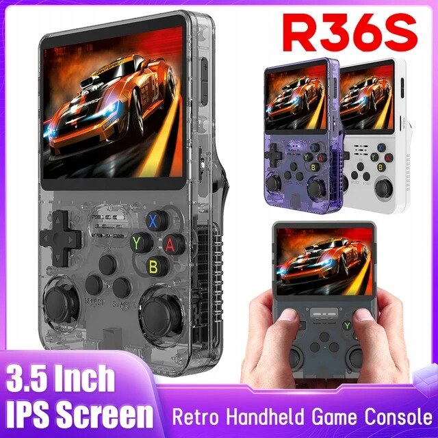 Consola de jocuri portabila, 64GB, ecran IPS 3.5", multilingv, noua
