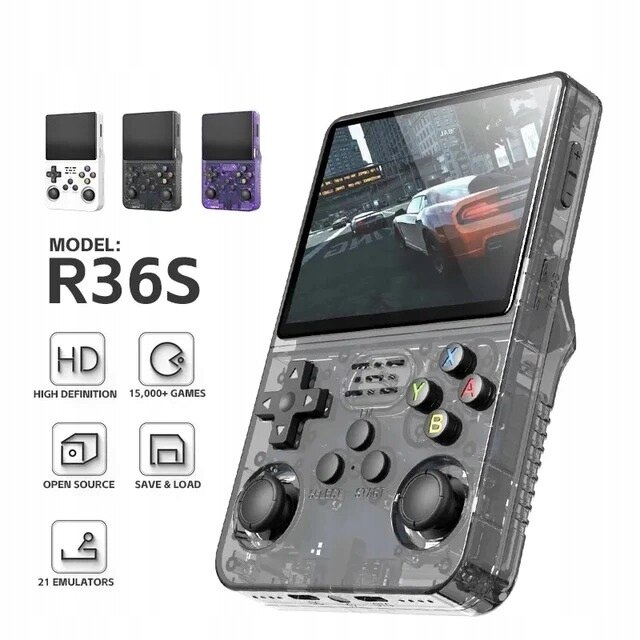 Consola de jocuri portabila, 64GB, ecran IPS 3.5", multilingv, noua