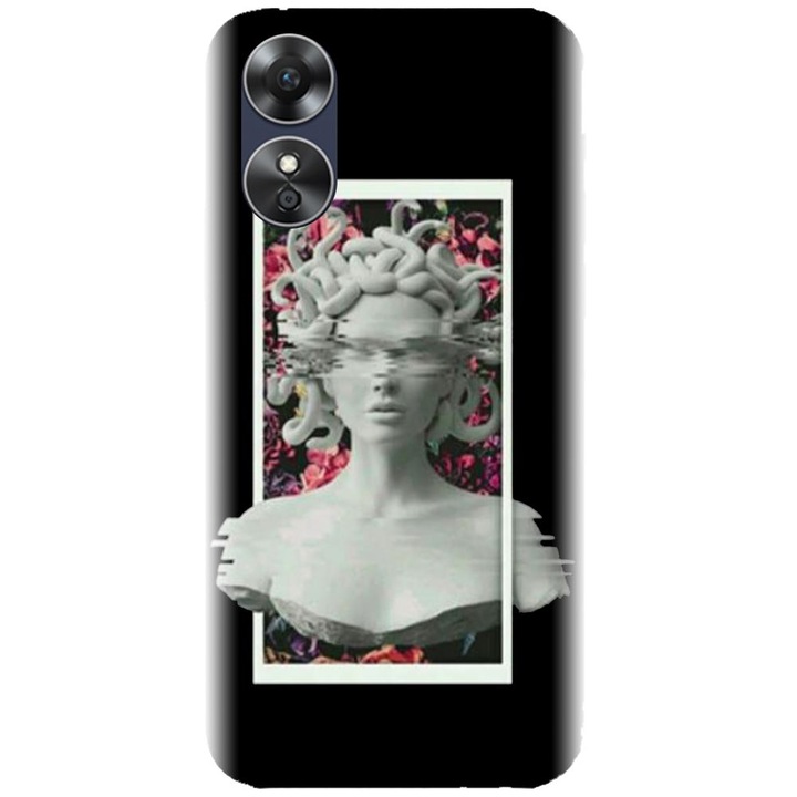 Силиконов калъф, съвместим с Oppo A17 - модел Contemporary Art 2
