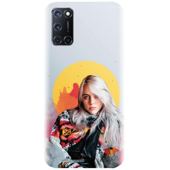 Husa din silicon compatibila cu Oppo A72 4G - model Billie Eilish