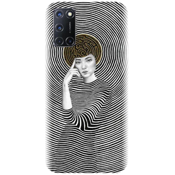 Husa din silicon compatibila cu Oppo A72 4G - model Collage Maze