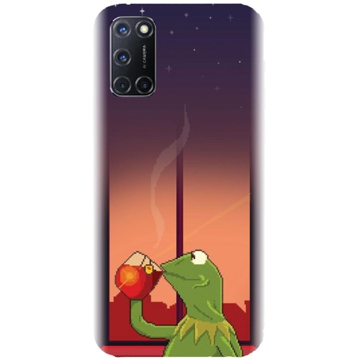 Husa din silicon compatibila cu Oppo A72 4G - model None Of My Business