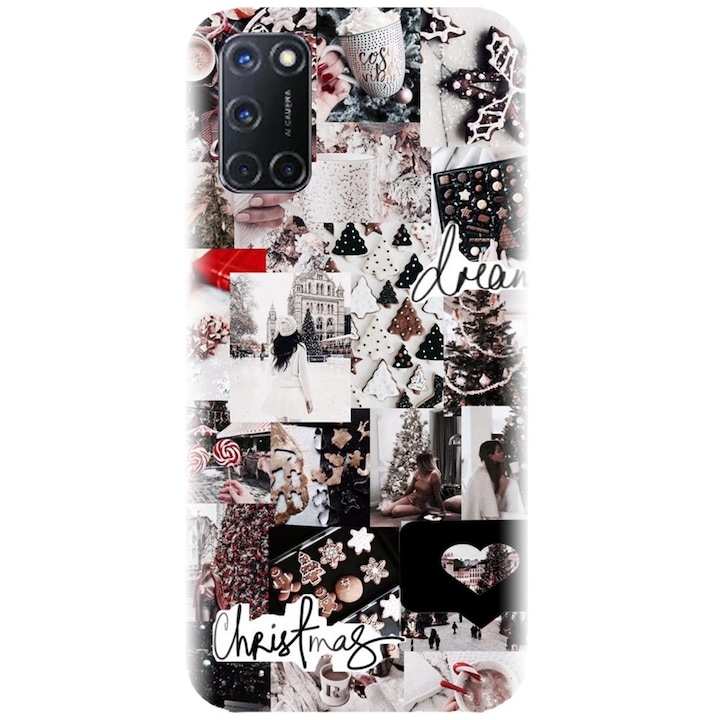 Husa din silicon compatibila cu Oppo A72 4G - model Sarbatori De Iarna