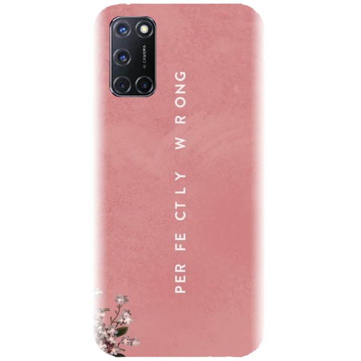 Husa din silicon compatibila cu Oppo A72 4G - model Perfectly Wrong